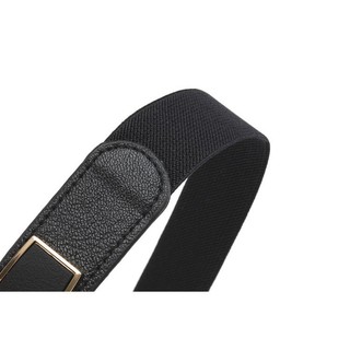 Thắt lưng váy liền, đai đầm, đai áo sơ mi, jumpsuit bản rộng 4cm, chất liệu co giãn, móc khóa họa tiết chữ nhật W67