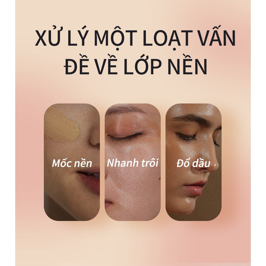 Phấn phủ dạng nén HEXZE 5g, mỏng nhẹ, kiềm dầu, kháng nước, giữ lớp nền lâu trôi