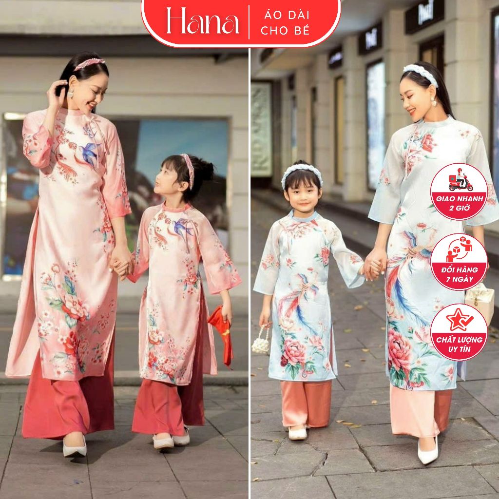 Áo dài mẹ và bé - Giá Tốt, Miễn Phí Vận Chuyển, Đủ Loại | Shopee Việt Nam