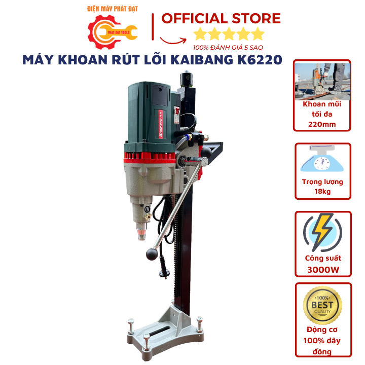 Máy Khoan Rút Lõi KAIBANG K6220 | Shopee Việt Nam