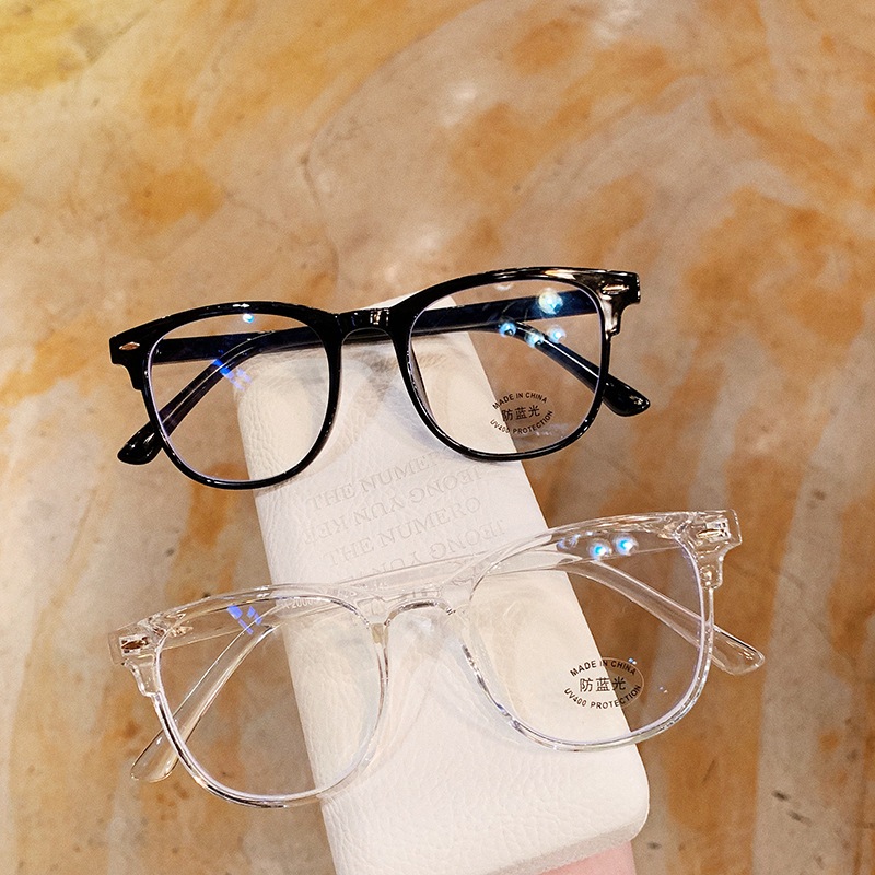 Gọng kính cận nữ nam kính giả cận không độ thời trang phong cách Ulzzang chống tia UV đẹp giá rẻ HANASO 024