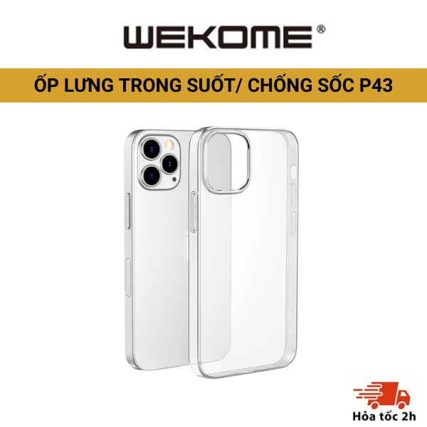 Ảnh Ốp lưng Trong suốt Cao Cấp bảo vệ viền Camera P43 KOLEAD  IPhone 11 12 13 14 15 16 PRO PROMAX PLUS 1