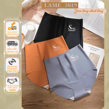 Quần lót nữ-Quần lót su-Quần lót cạp cao gen nhẹ, quần lót không viền ôm thiết kế nâng mông màng cotton kháng khuẩn