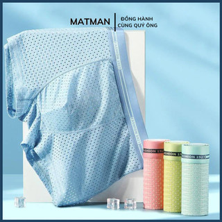 Quần Lót Lưới Nam Co Giãn 4 Chiều, Quần Sịp Đùi Nam Thông Hơi, Quần Boxer Nam Lưới Thoáng Khí