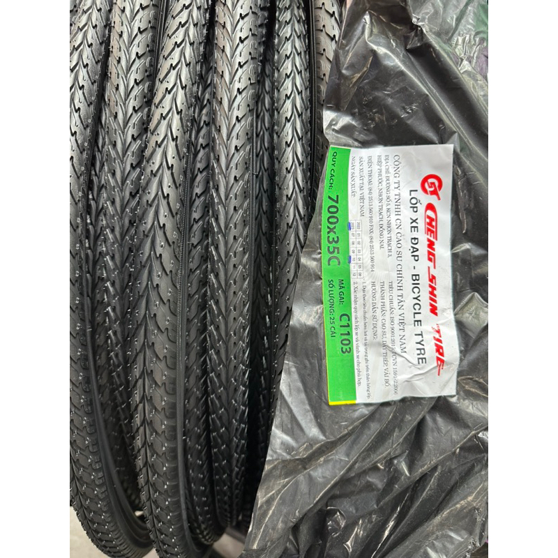 Vỏ Lốp Xe Đạp 700x23c ,700x25c , 700x28c , 700x35c Cheng Shin có talon