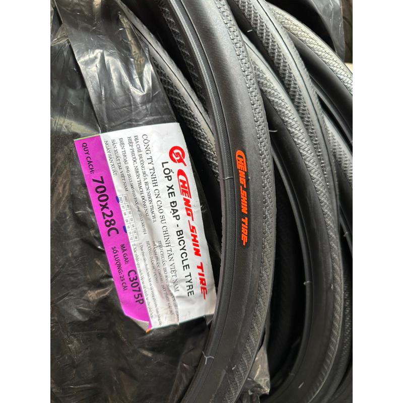 Vỏ Lốp Xe Đạp 700x23c ,700x25c , 700x28c , 700x35c Cheng Shin có talon