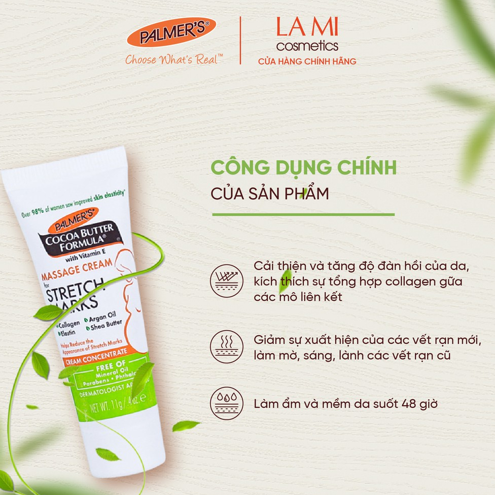 Ảnh Kem ngăn ngừa và hỗ trợ làm giảm rạn da Palmer's 11g 3
