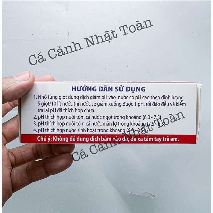 DUNG DỊCH GIẢM PH BỂ CÁ CẢNH THỦY PHƯỚC CHAI 100ML