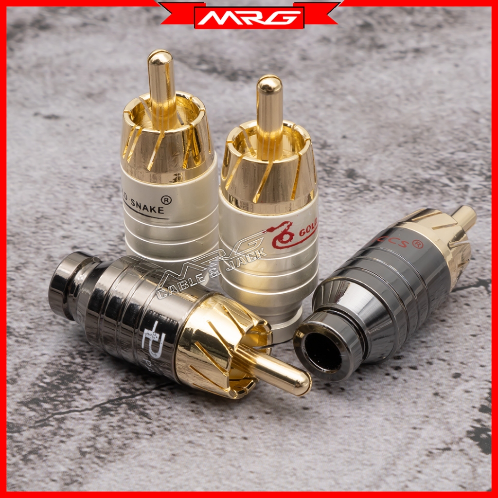 Jack AV Hoa Sen, giá 1 cặp, lổ đuôi 5mm, rắc hàn dây bông sen rca. J ...