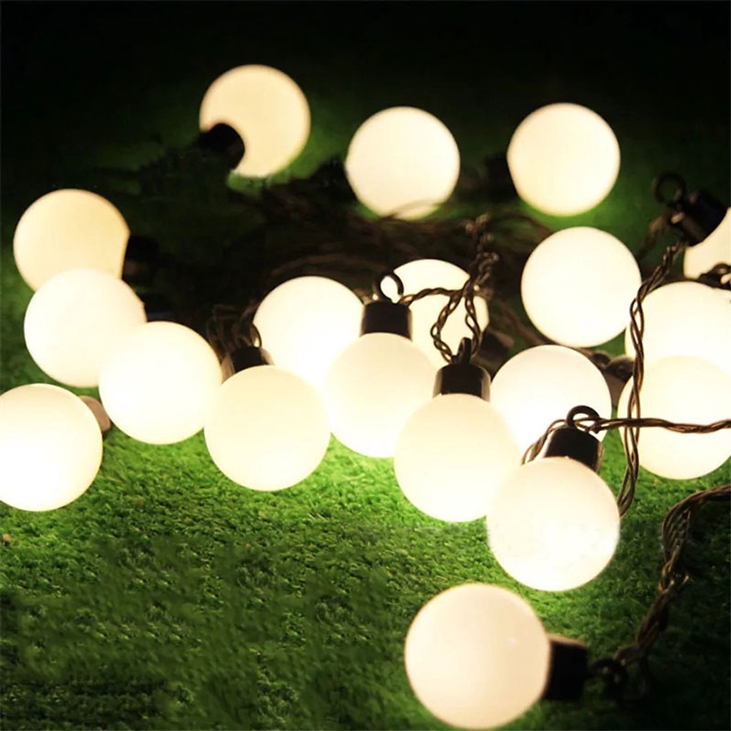 Dây bóng đèn LED hình Quả banh dài 5m - 20 quả Trang trí Siêu đẹp