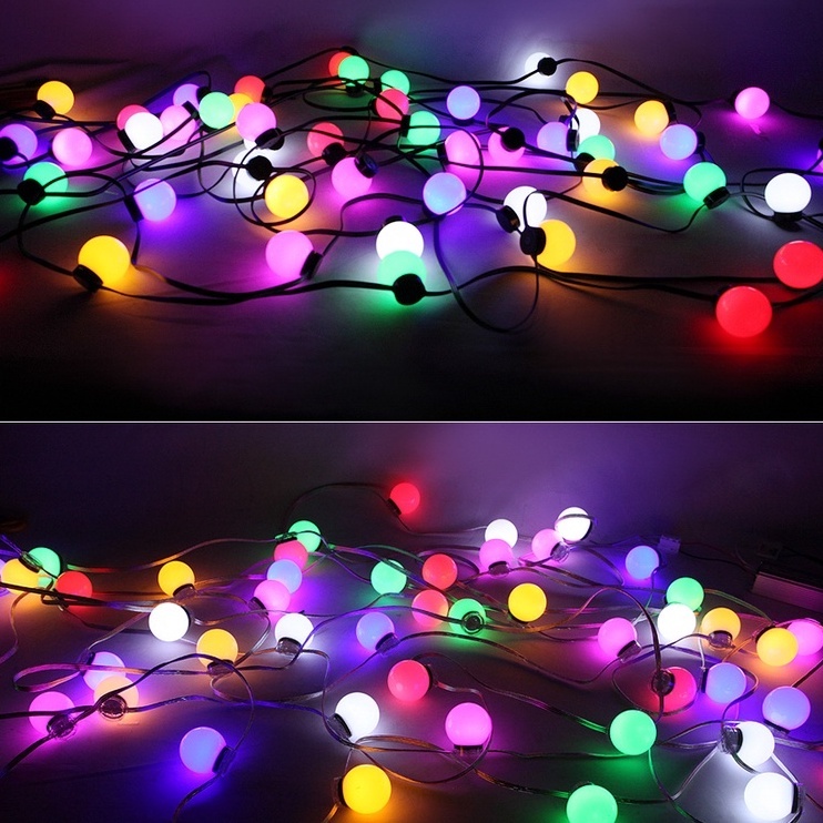 Dây bóng đèn LED hình Quả banh dài 5m - 20 quả Trang trí Siêu đẹp