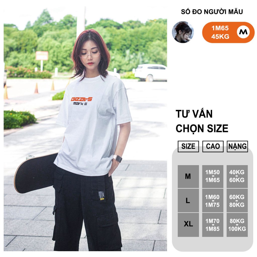 Áo thun Nam Nữ Unisex Form To Oversized Geats IX