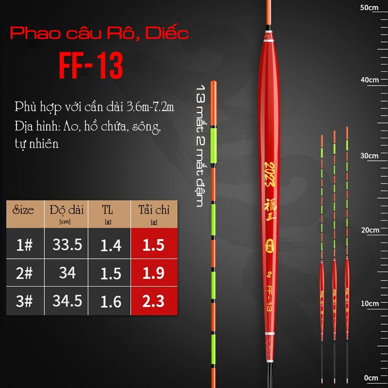 Phao câu cá Rô phi siêu nhạy chuyên dụng câu đài câu đơn cao cấp ...