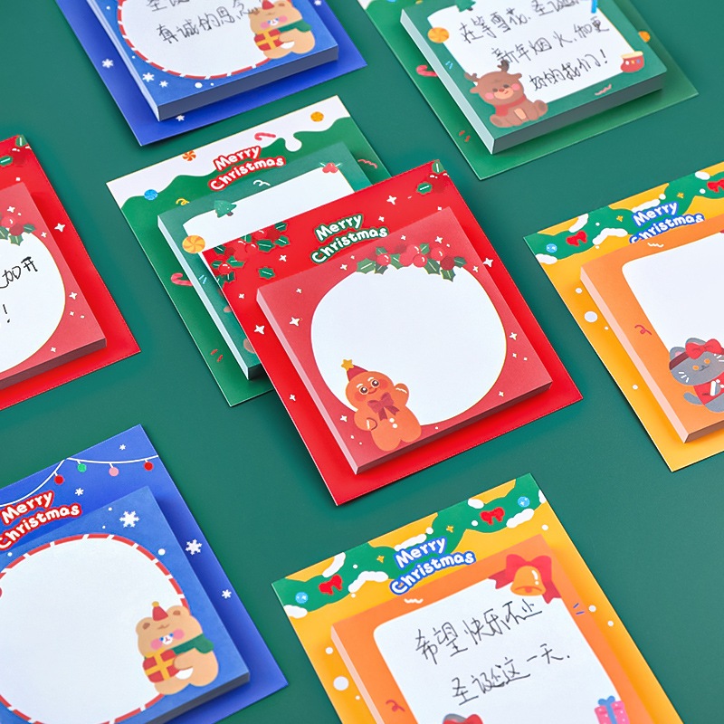 Giấy note mini cute, giấy ghi chú 30 tờ chủ đề giáng sinh | Shopee Việt Nam