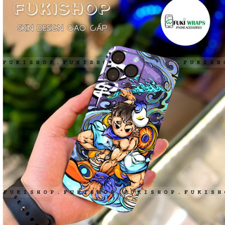 Tấm dán Skin Mặt Sau Boy MS01 FULL VIỀN 15 pro max , 14 pro max , 13 pro max , 12 pro max , 11 pro max - FukiShop