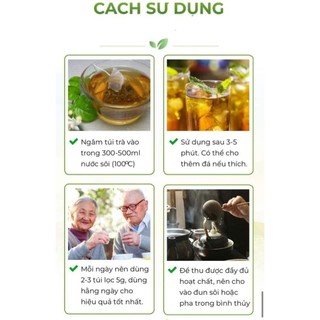 2 Túi Trà Cho Người Mất Ngủ-Trà Giúp Ngủ Ngon An Thần-Trà Đinh Lăng Lạc Tiên Tâm Sen Mộc An Đường Dùng Trong 1 Thán