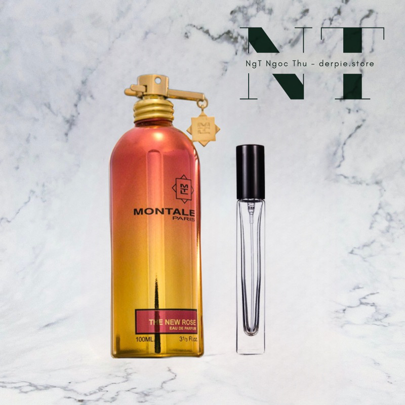 10ML Nước hoa unisex Montale mùi hồng-khói-gỗ Aoud Queen Rose