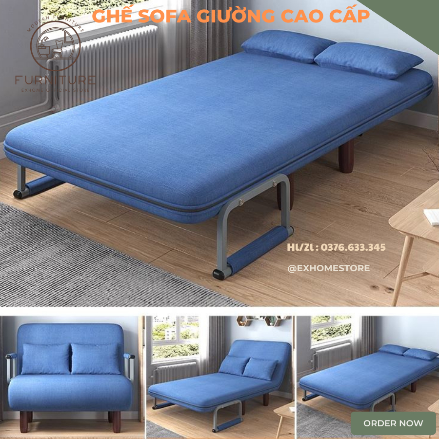 [Mới nhất] Ghế sofa giường gấp gọn đa năng cao cấp, giường sofa thông ...