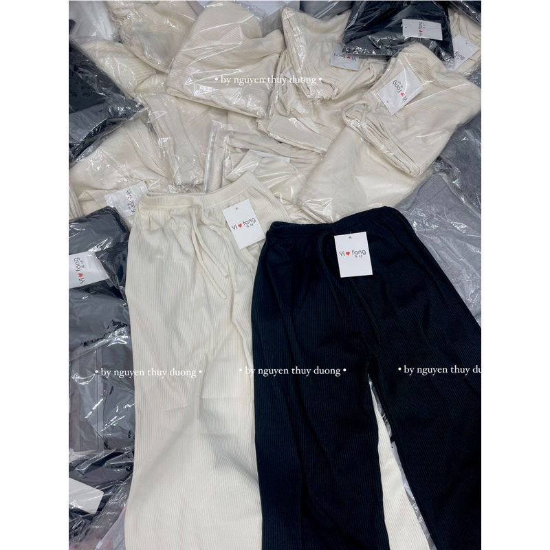 THUYDUONGZOO - QUẦN ỐNG SUÔNG LEN TĂM DÀY VỪA ( ảnh shop chụp )