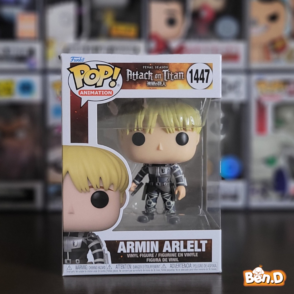 Mô Hình Chính Hãng Funko Pop! Animation: Attack On Titan - Armin Arlert 1447 Kèm Protector I.194849464