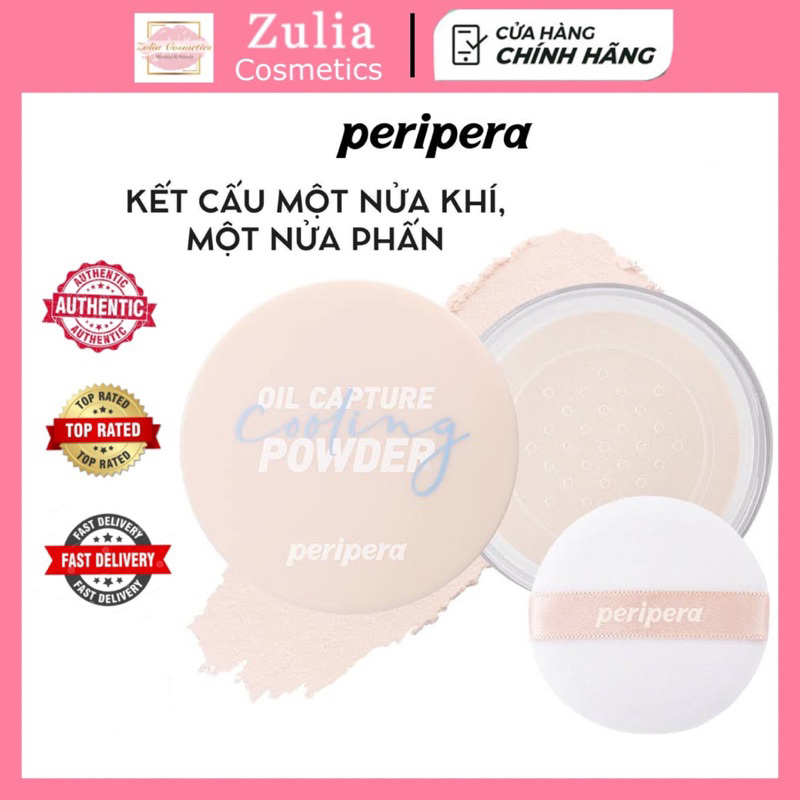 Phấn Phủ Bột Kiềm Dầu Làm Mát Da Peripera Oil Capture Powder | Shopee ...