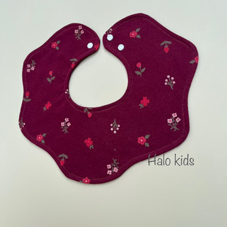 Yếm 2 lớp hình cánh hoa chất liệu cotton xuất Hàn cho bé gái