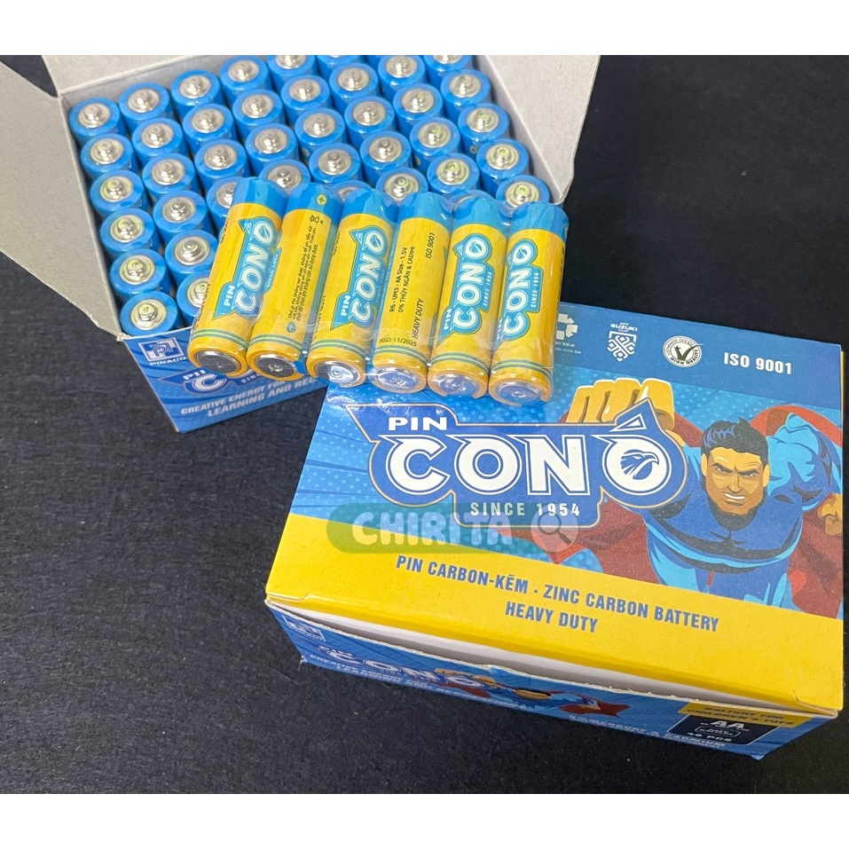 Pin AA Con Ó 2 Viên CHÍNH HÃNG 1.5V - Pin Tiểu 2A Cho Chuột Không Dây ...