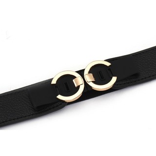 Đai váy liền, đai đầm, đai áo sơ mi, jumpsuit bản rộng 4cm, chất liệu co giãn, móc khóa họa tiết 2 chữ C ngược W68