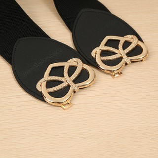 Đai thắt váy liền, đai đầm, đai áo sơ mi, jumpsuit bản rộng 6cm, chất liệu co giãn, móc khóa họa tiết trái tim W71