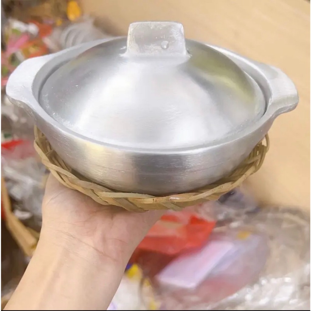 Thố - Nồi gang VẠN LỢI  kho thit,kho cá, kho quẹt size 12cm