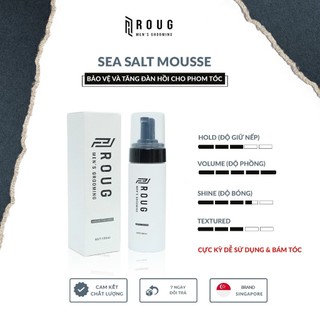 Bọt tạo kiểu Roug Sea Salt Mousse - Giữ nếp tóc xoăn - Cung cấp độ ẩm dưỡng chất cho tóc