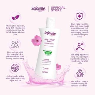 Dung dịch vệ sinh phụ nữ Safforelle Pháp - bản mới nhất - PHỒNG PHỀNH
