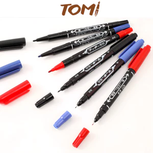 Bút Lông Dầu 2 Đầu Bút Dạ Viết Kính Đĩa CD Không Xoá Được TOMI 170