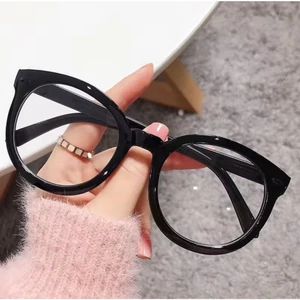 Kính cận thời trang nữ nam gọng tròn mắt kính không độ chống tia UV phong cách Ulzzang đẹp cute giá rẻ HANASO 041