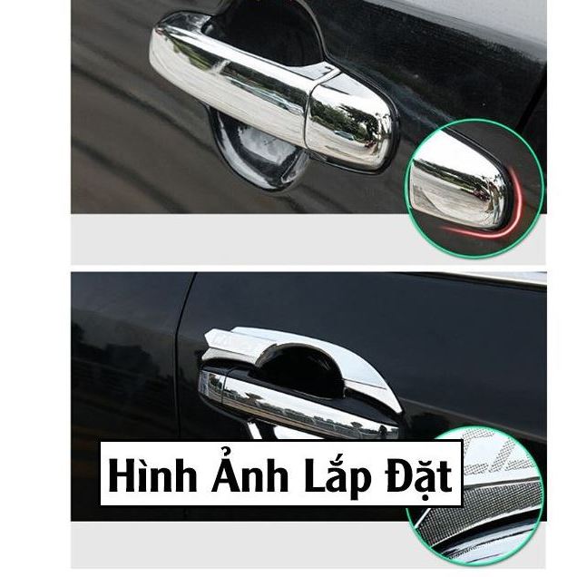 Ốp Tay nắm, Hõm Cửa Xe Camry 2013 2014 2015 2016 2017 2018 mạ crom cao cấp