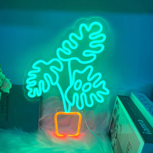 Đèn LED Neon Cây Xanh [40 cm] - Trang Trí Tinh Tế, Tạo Không Gian Thiên Nhiên Trong Nhà và Quán Cafe | CCneon