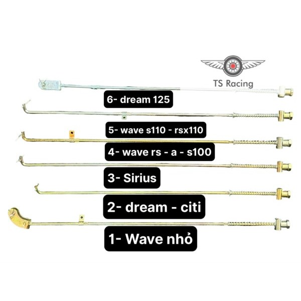 Đũa thắng wave nhỏ - dream - wave rs - wave s110 - wave rsx110  - future 1 - sirius - dream 125