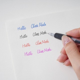 Bút Bi Gel Bấm Ngòi 0.5mm CLASSMATE, Bút Gel Mực Xanh Đen Đỏ Tím Viết Trơn Tru Có Ngòi Thay Thế Cl-GP106