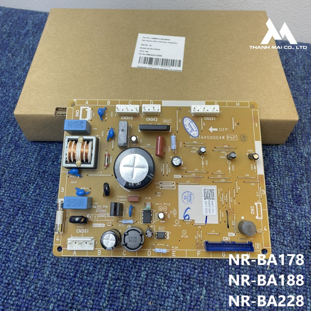 Bo mạch nguồn Inverter tủ lạnh Panasonic NR-BA178/ NR-BA188/ NR-BA228 ...