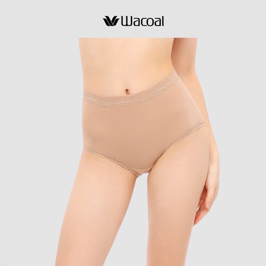 Quần lót nữ Wacoal IEC3200 - EC3200 Cotton Blend Êm bền cao cấp boy short, lưng cao ngang rốn, quần cotton