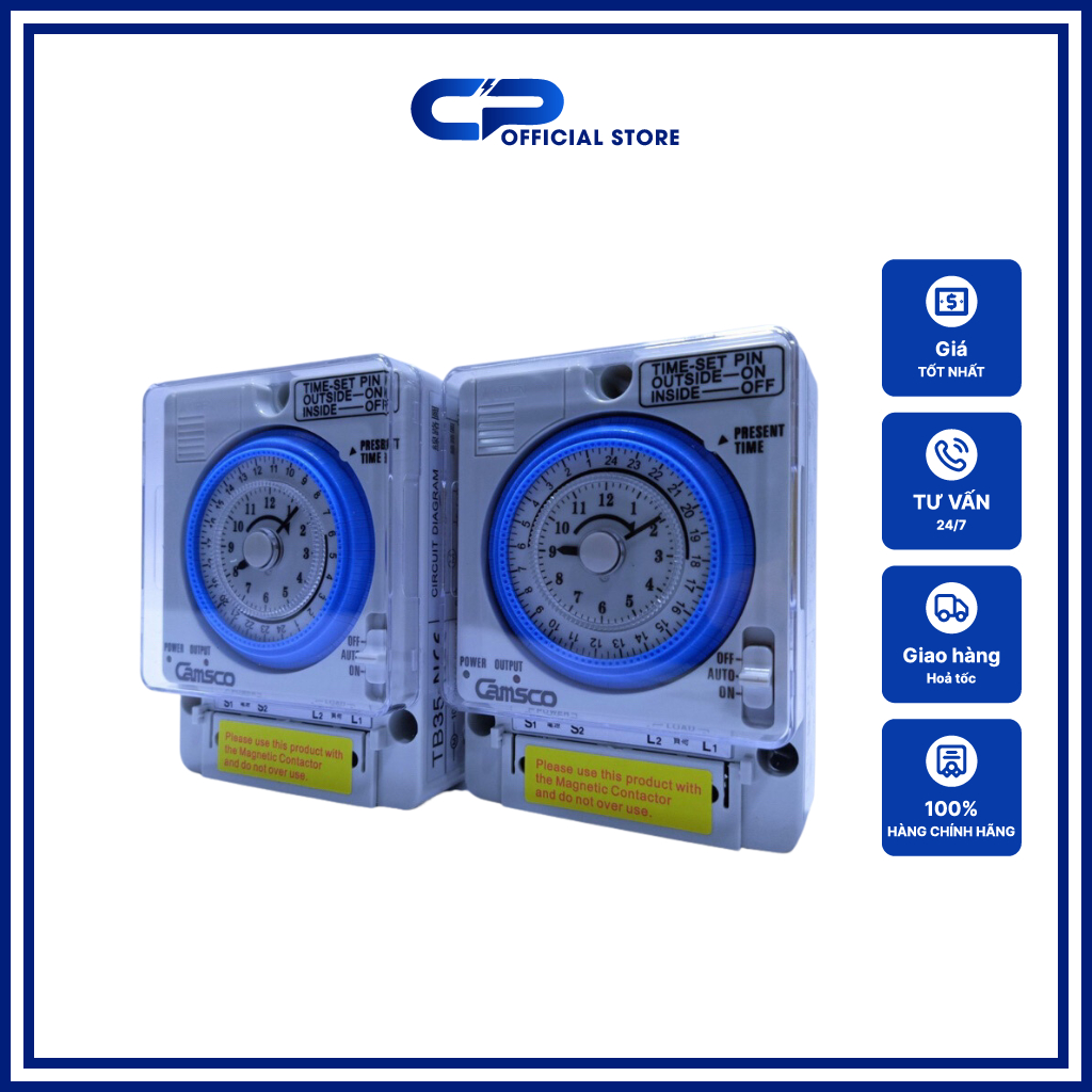 Role thời gian Đồng hồ hẹn giơ TB118 -220v LW- Công Tắc Hẹn Giờ Cơ ...