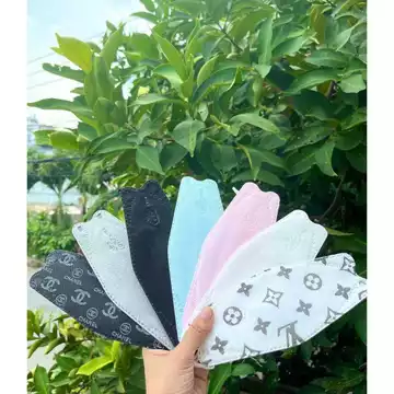 COMBO 100 Chiếc Khẩu Trang 4D KF94 Kháng Khuẩn Chống Bụi Mịn, Khẩu TRang Hàn Quốc Siêu Hot