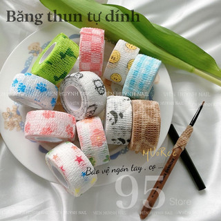 Băng thun tự dính - chống trượt , bảo về tay , cọ dũa ( màu ngẫu nhiên )