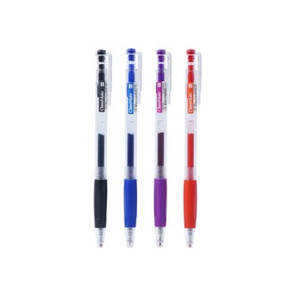 Bút Bi Gel Bấm Ngòi 0.5mm CLASSMATE, Bút Gel Mực Xanh Đen Đỏ Tím Viết Trơn Tru Có Ngòi Thay Thế Cl-GP106