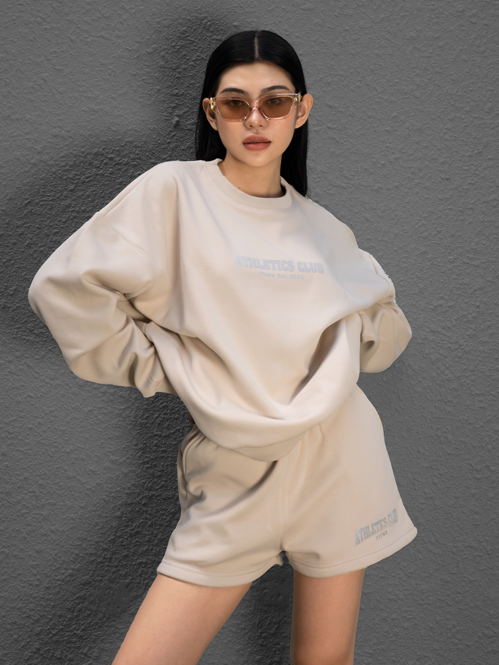 Ảnh Quần short nỉ nữ Fitme dày dặn năng động - QNAC 1