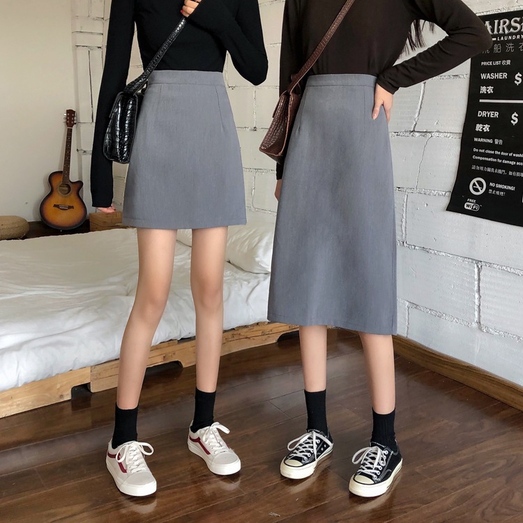 (S-5xl) Chân váy có lót trong, chân váy A nhẹ dáng dài, váy chữ A ngắn, chân váy dài có xẻ sau đủ size có Bigsize