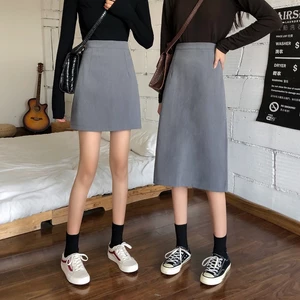 Chân váy có lót trong, chân váy A nhẹ dáng dài, váy chữ A ngắn, chân váy dài có xẻ sau đủ size có Bigsize