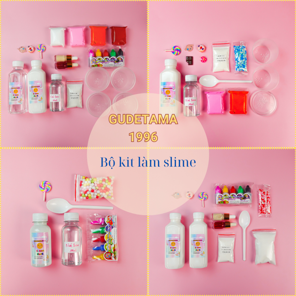 Tổng hợp bộ kit làm slime giá rẻ cho học sinh | Shopee Việt Nam