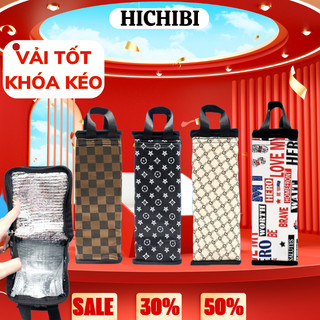 Túi đựng bình nước giữ nhiệt đủ size , 2 lớp có khóa kéo đậy kín ,  kích thước đựng được nhiều loại bình