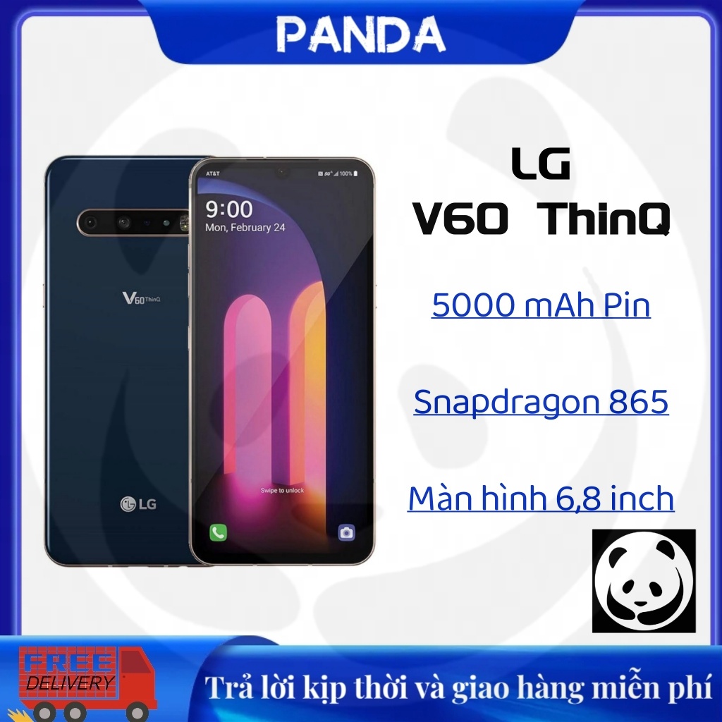 Điện thoại LG V60 ThinQ 5G/8GB+128GB/chip Snapdragon 865/chơi game mượt ...